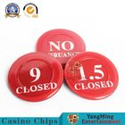 Casino Game Accessories Gambling Niuniu Poker Cards Button Dedicated Plastic Insurance Brand Club Silk Screen