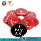 Casino Game Accessories Gambling Niuniu Poker Cards Button Dedicated Plastic Insurance Brand Club Silk Screen