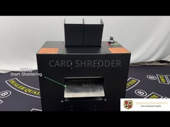 BM01-1 कैसीनो विशिष्ट दोहरी बंदरगाह काले कार्ड shredder