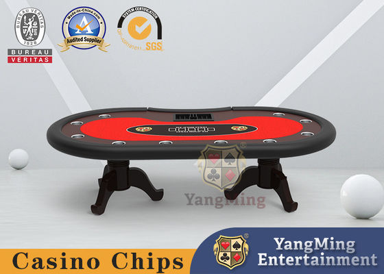 Thickened Sponge Tiger Leg Casino Poker Table For Texas Clubhouse Club