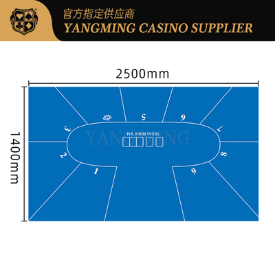 खरीदें 9-Player Poker Felt Table Cloth – Custom Texas Hold'em Surface ऑनलाइन निर्माण