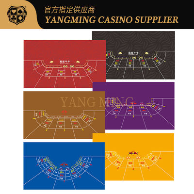 खरीदें Custom Design Casino Roulette Layout On Waterproof Table Cover For Casino Game ऑनलाइन निर्माण