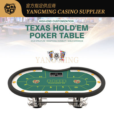 खरीदें Customizable Texas Hold'em Poker Table – Premium Casino-Grade Gaming Table ऑनलाइन निर्माण