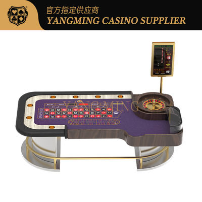 खरीदें Professional-Grade Custom Roulette Table Luxury Solid Wood Casino Gaming Table ऑनलाइन निर्माण