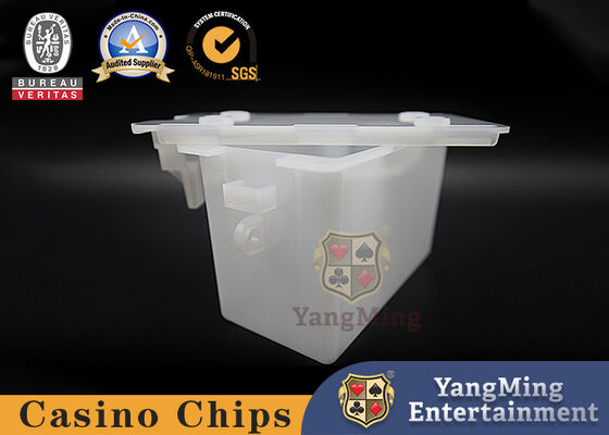 खरीदें पूर्ण मैट कवर एक्रिलिक उपहार बॉक्स कैसीनो 8 डेक कार्ड बजाना धारक त्यागें ऑनलाइन निर्माण