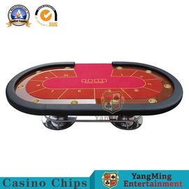 खरीदें 6 रंग कैसीनो पोकर टेबल टेक्सास होल्डम Baccarat स्क्वायर Tbale दस खिलाड़ियों के साथ ऑनलाइन निर्माण