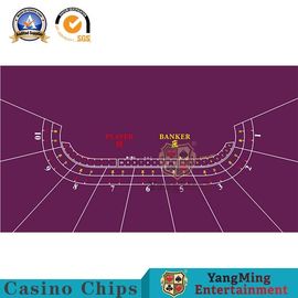 खरीदें बड़ी छवि देखें Baccarat पोकर टेबल लेआउट बैंगनी / हरा रंग ऑनलाइन निर्माण