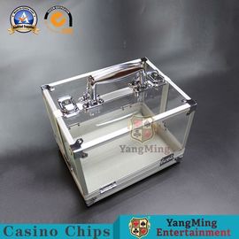 खरीदें 600pcs 40 मिमी कैसीनो गेम सहायक गोल ऐक्रेलिक चिप ट्रे क्ले आयरन एबीएस कैरियर ऑनलाइन निर्माण