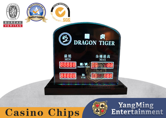 खरीदें उत्कीर्ण फ़ॉन्ट्स Niu Niu Dragon Tiger Poker Chip Display Case LED ऑनलाइन निर्माण