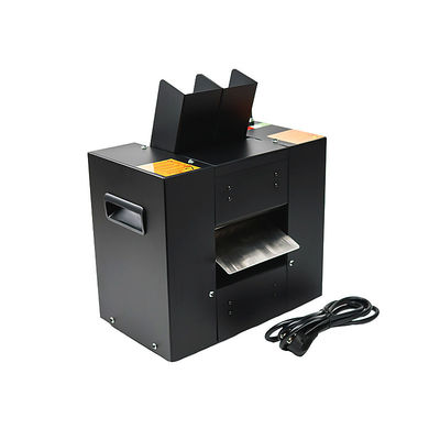 ब्लैक स्टेनलेस स्टील कार्ड Shredder के लिए डबल पोर्ट कैसीनो पोकर टेबल के लिए कार्ड Shredding मशीन