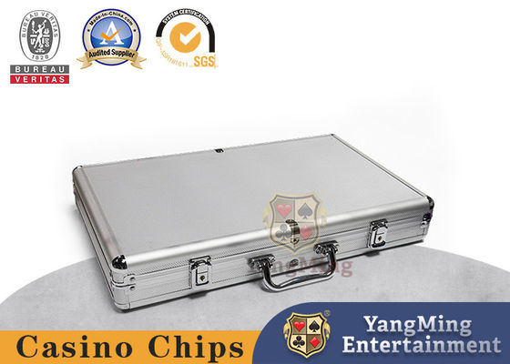 अनुकूलित 600 pcs कैसीनो पोकर क्ले चिप सेट बॉक्स पोर्टेबल एल्यूमीनियम मिश्र धातु सुरक्षा Gamblign चिप्स वाहक