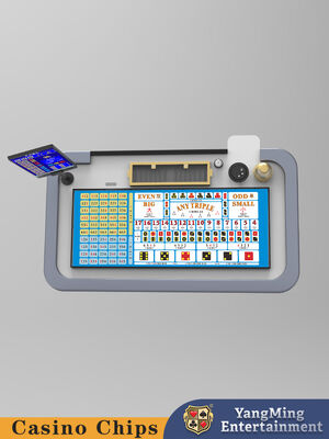 24HD डिस्प्ले के साथ स्वचालित रूप से SIC BO DICE जुआ टेबल बकार्ट प्रणाली