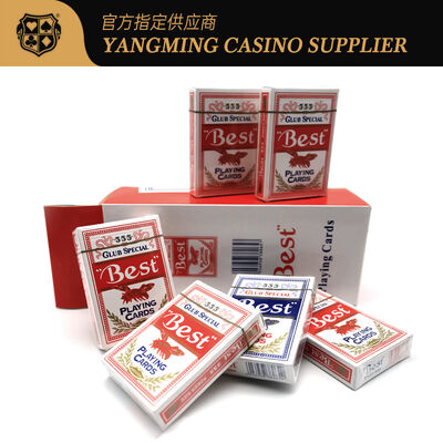 बेस्ट 555 कैसीनो पोकर डेडिकेटेड प्लेइंग कार्ड्स फॉर टेक्सास होल्डम बैकारेट जुआ खेल