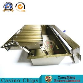 68x21x8 सेमी फुल सर्कल कोड जुआ खेलने के लिए डबल फर्श कैसीनो चिप ट्रे