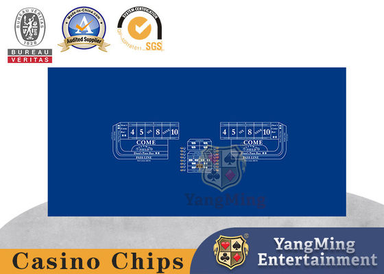 डिजाइन कस्टम-निर्मित जापानी शैली Craps Sic Bo आकार पोकर खेल जलरोधक टेबलक्लोथ